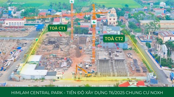 Tiến độ xây dựng nhà ở xã hội Him Lam An Hồng