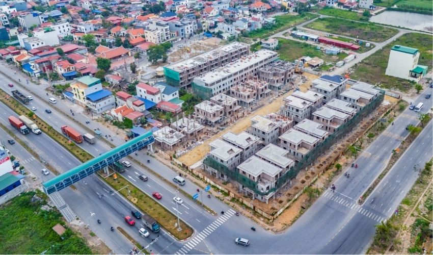 Dự án Nam Hải Central Park tọa lạc tại ngã tư Bùi Viện – đường Liên Phường, phường Nam Hải, quận Hải An