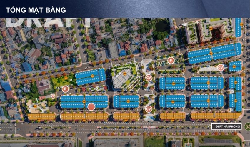 Mặt bằng quy hoạch dự án Sơn Phúc Lumera City Hải Phòng